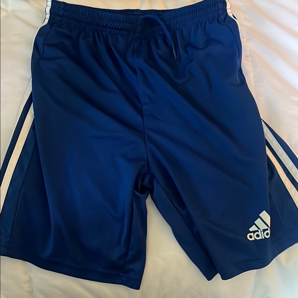 Adidas Men's Navy Blue Sports Shorts